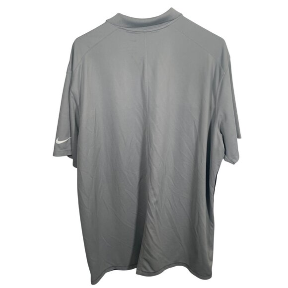 Nike Victory Colorblock Polo Mens 2XL Activewear Logo Short Sleeve Blue Gray - Picture 6 of 6